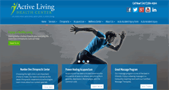 Desktop Screenshot of activelivinghealth.com